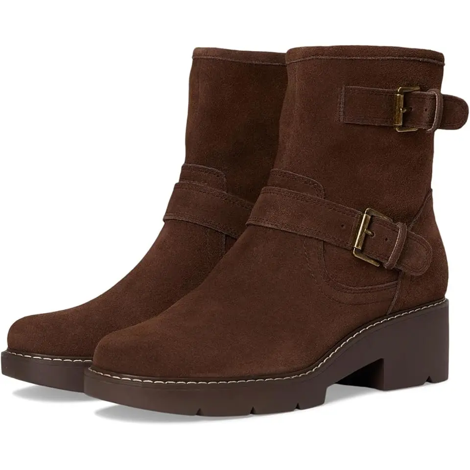 Migyn Double Buckle Moto Boots