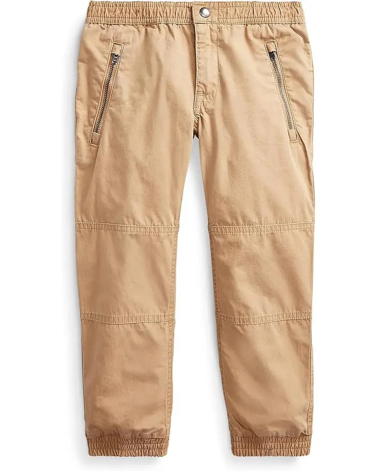 Cotton Poplin Jogger Pants (Little Kids)