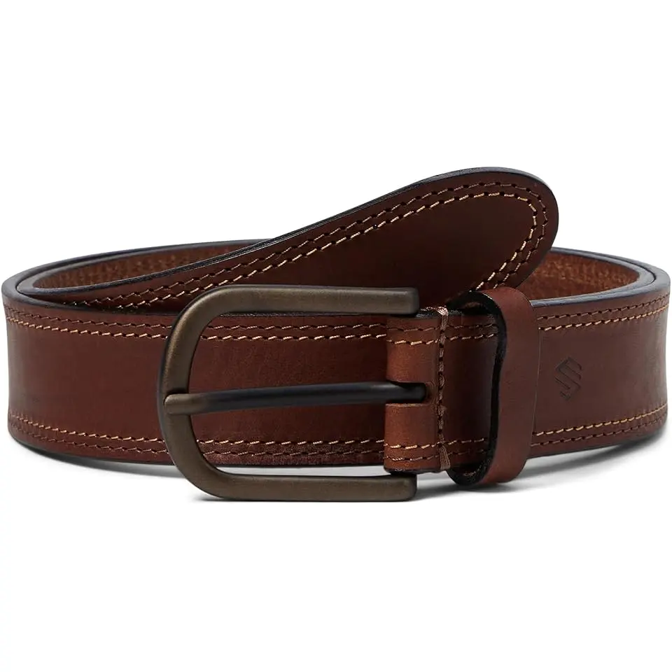 Two-Tone Stitched Belt