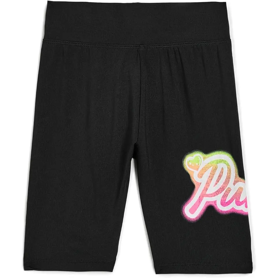 Airbrushed Biker Shorts (Big Kid)