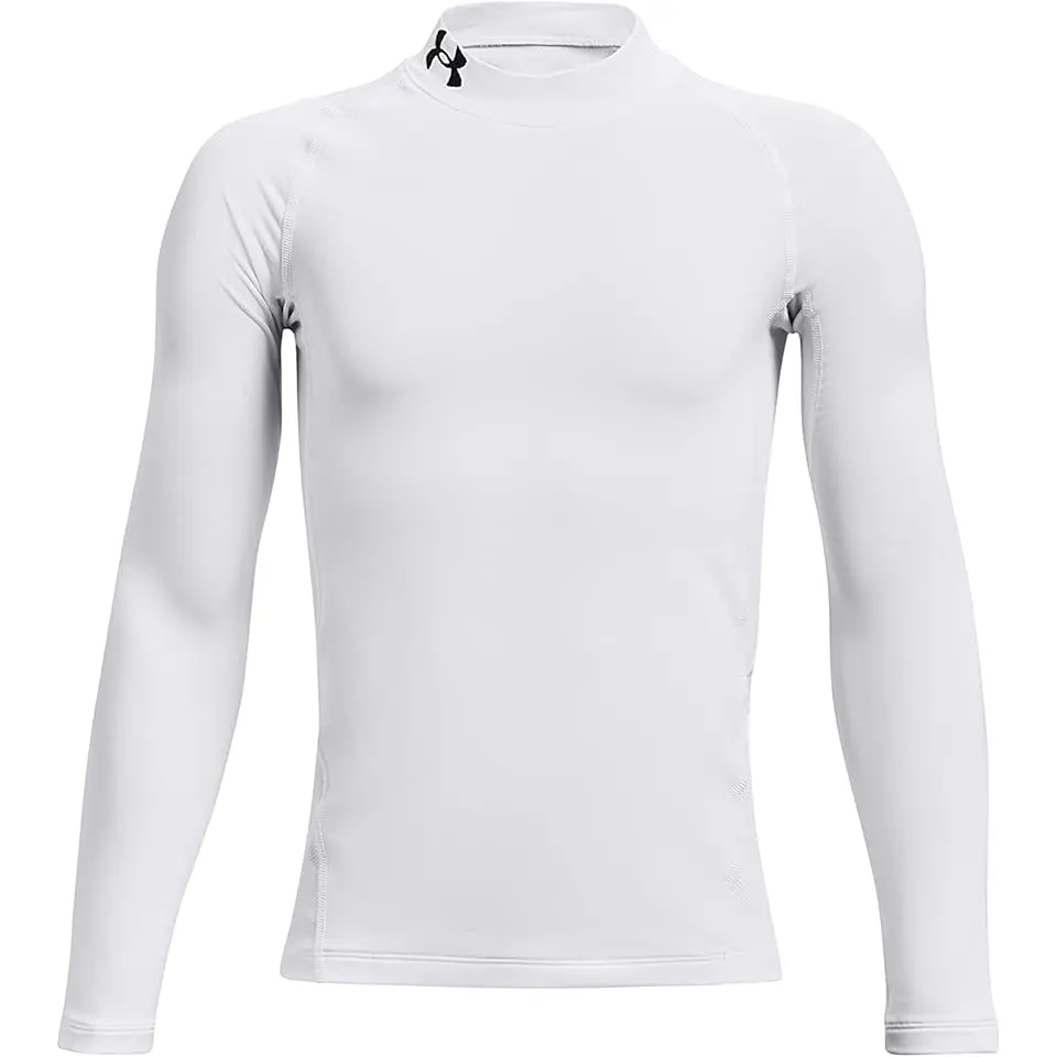 ColdGear Armour Mock Long Sleeve T-Shirt (Big Kid)
