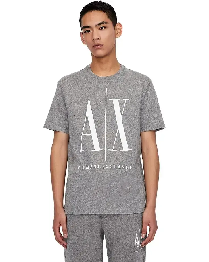 Men's Armani Exchange Icon Logo Printed Tee