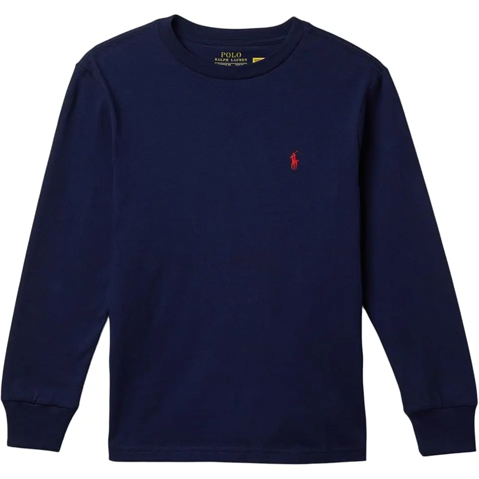 Cotton Jersey Long Sleeve Tee (Big Kids)