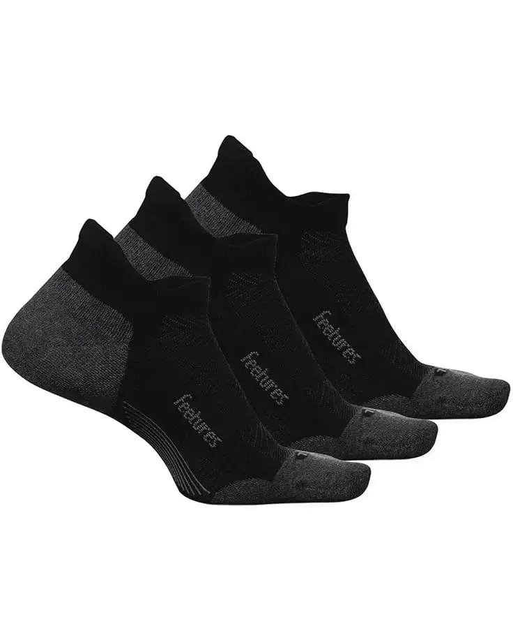 Unisex Feetures Elite Max Cushion No Show Tab 3-Pair Pack