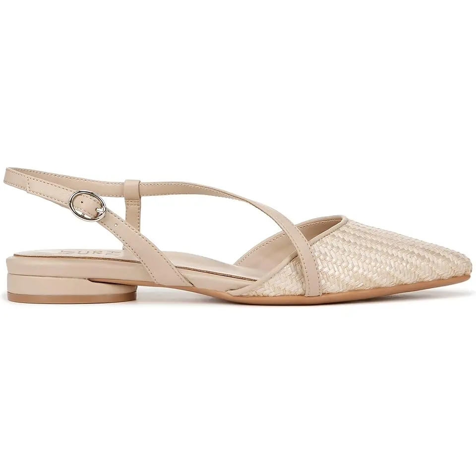 Hawaii Pointed Toe Slingback Flats