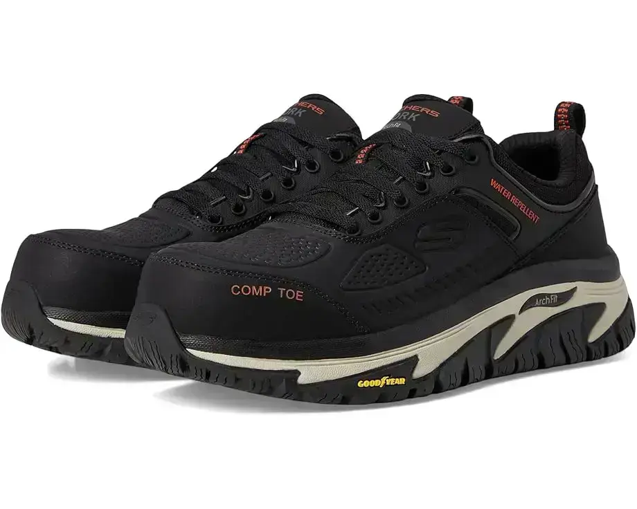 Men's SKECHERS Work Arch Fit Road Walker Comp Toe