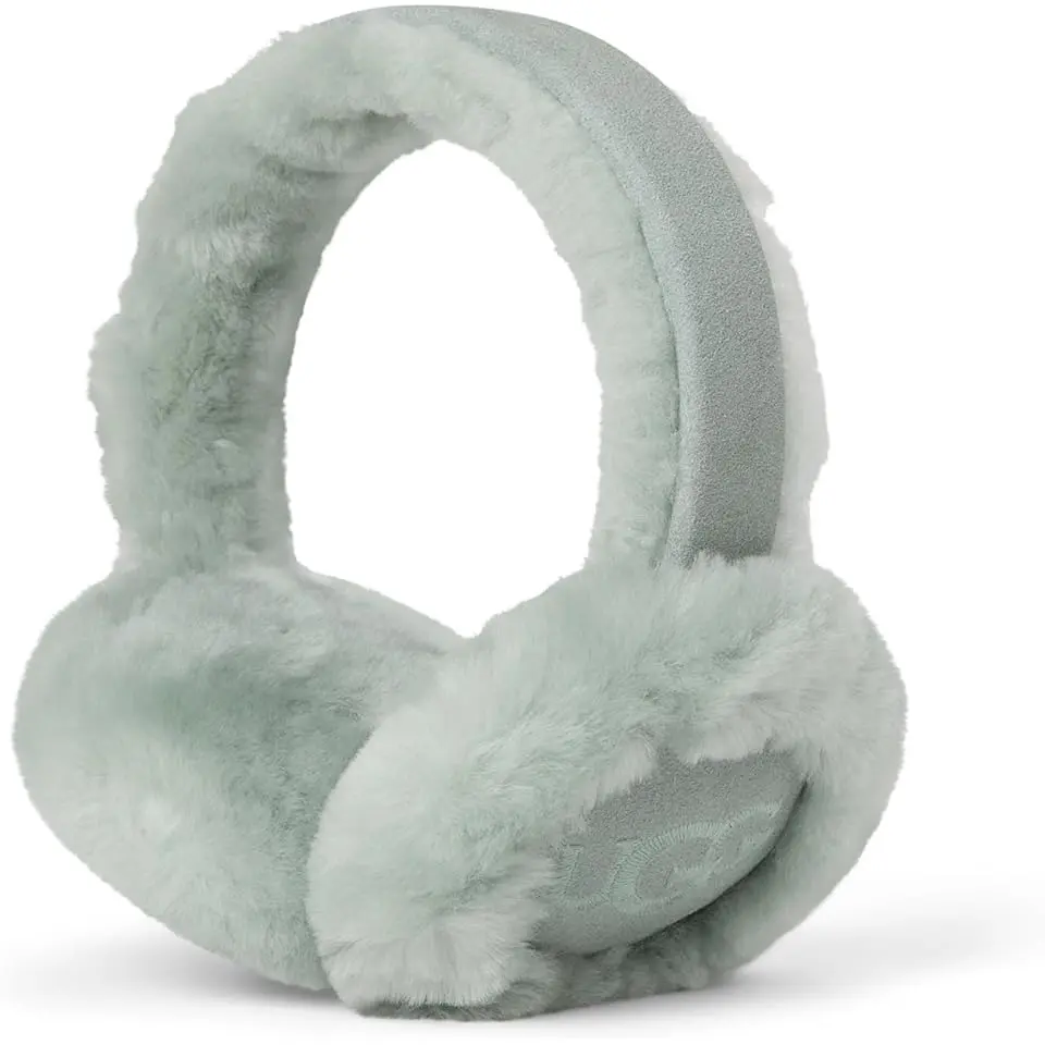 Sheepskin Embroidery Earmuff