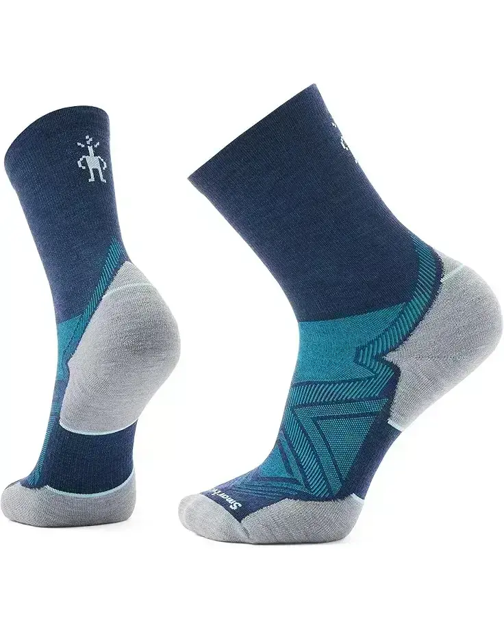 Men's Smartwool Run Targeted Cushion Mid Crew Socks