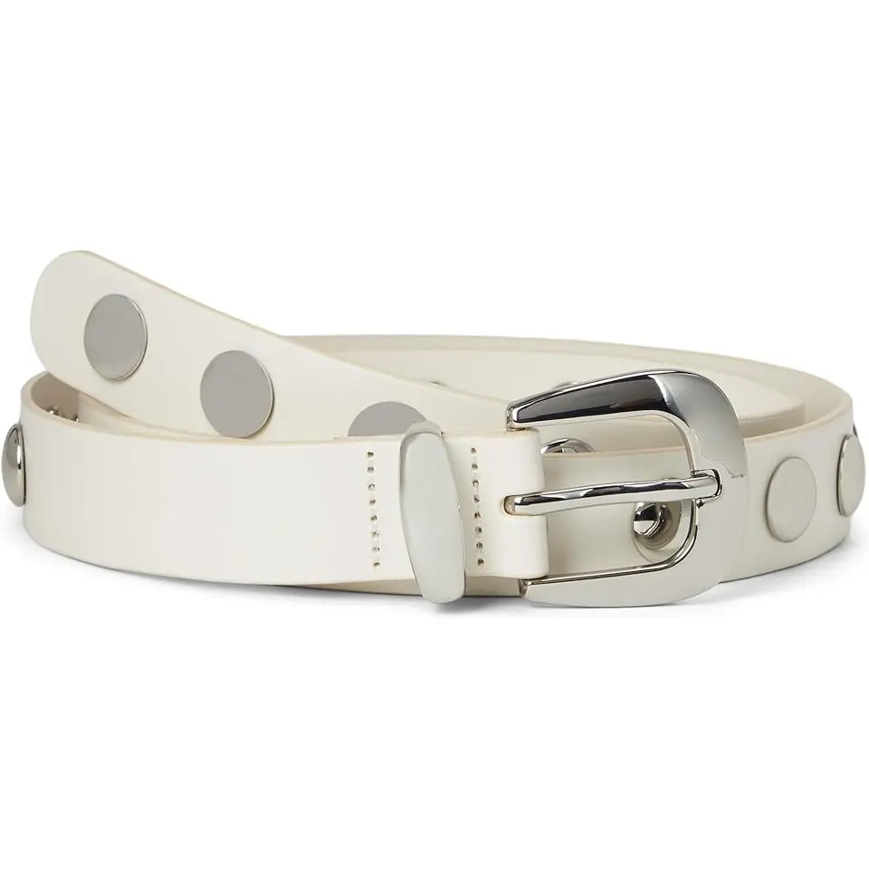 Studded Western Belt in Leather