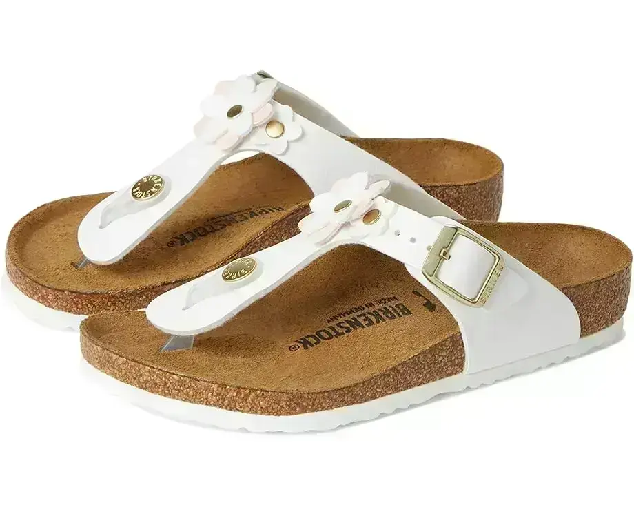 Birkenstock Kids Gizeh Flowers (Little Kid/Big Kid)