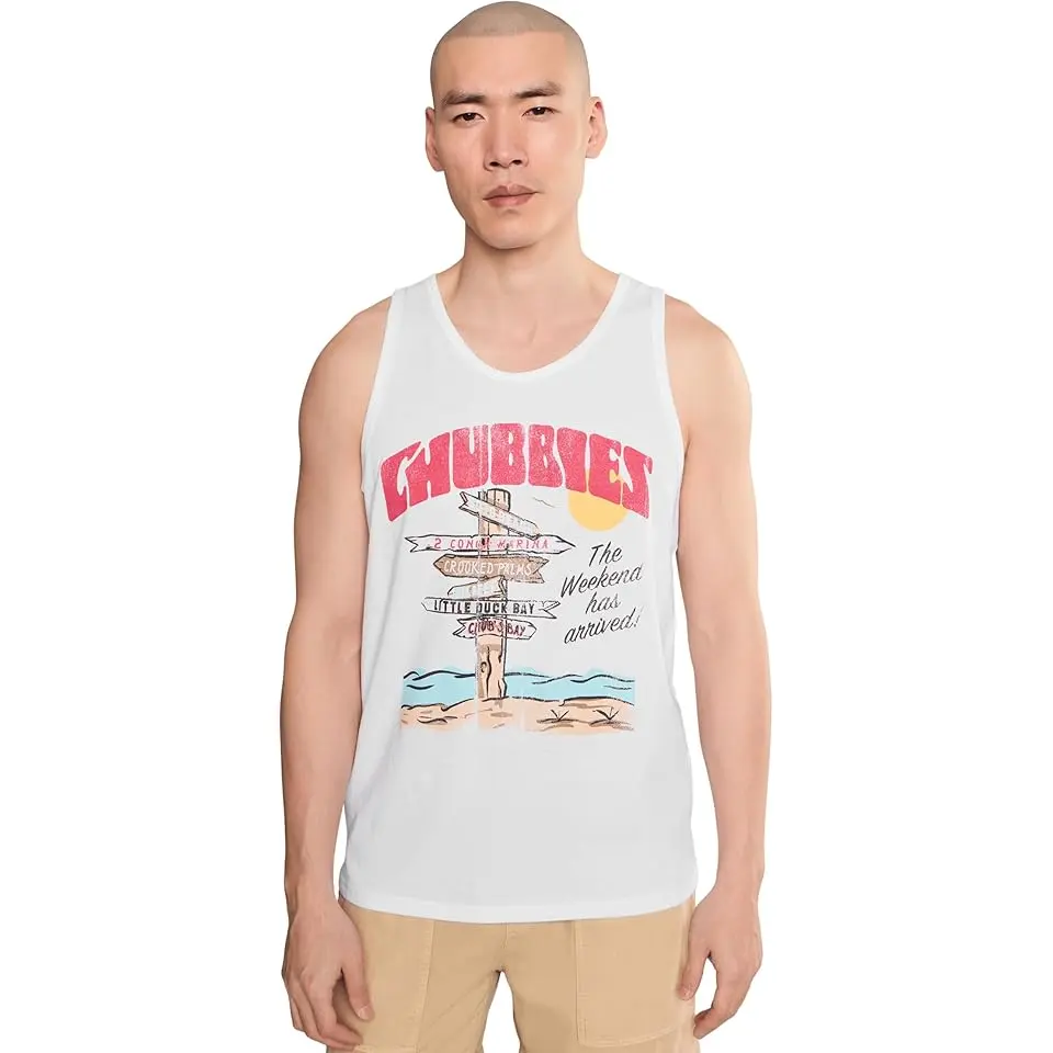 Chubbies The Fork In The Road (non Pocket Graphic Tank)