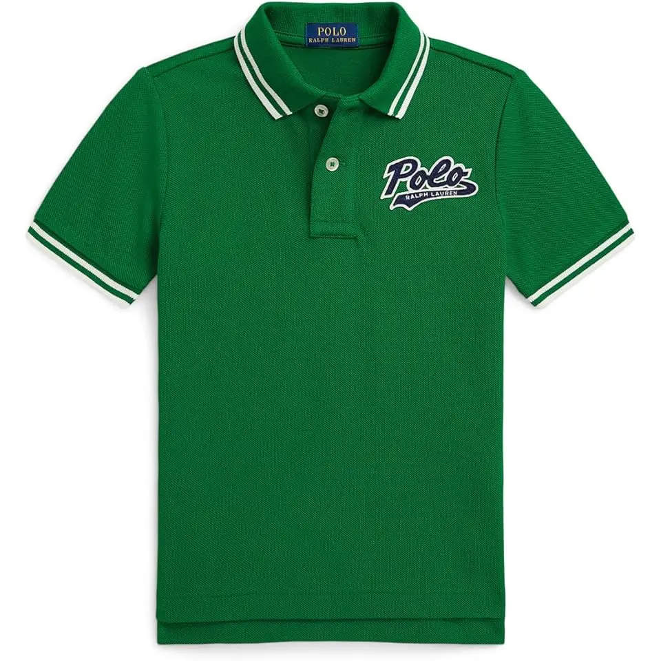 Logo Cotton Mesh Polo Shirt (Toddler/Little Kid)