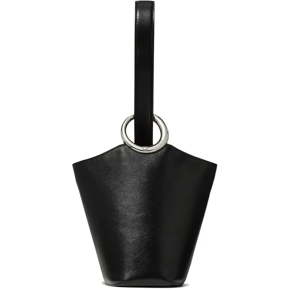 Halo Fine Grain Leather Mini Bucket