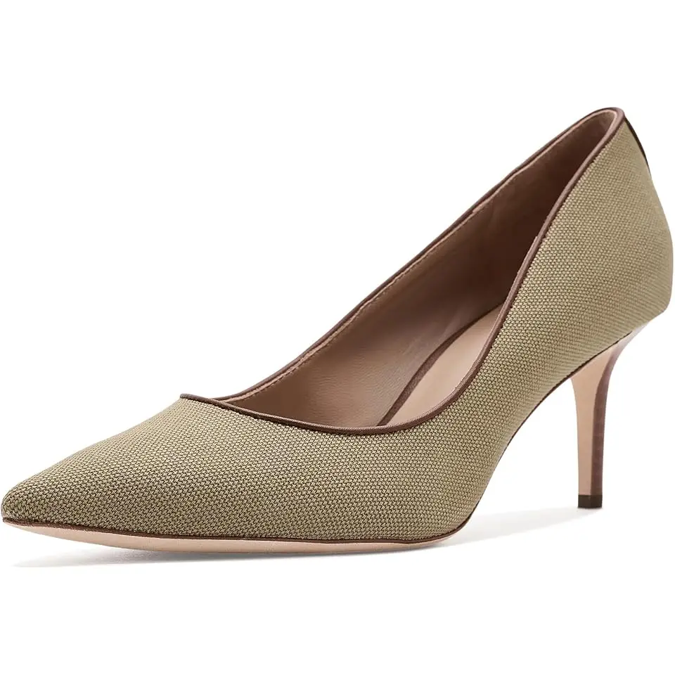 Lanette Washed Canvas Pumps