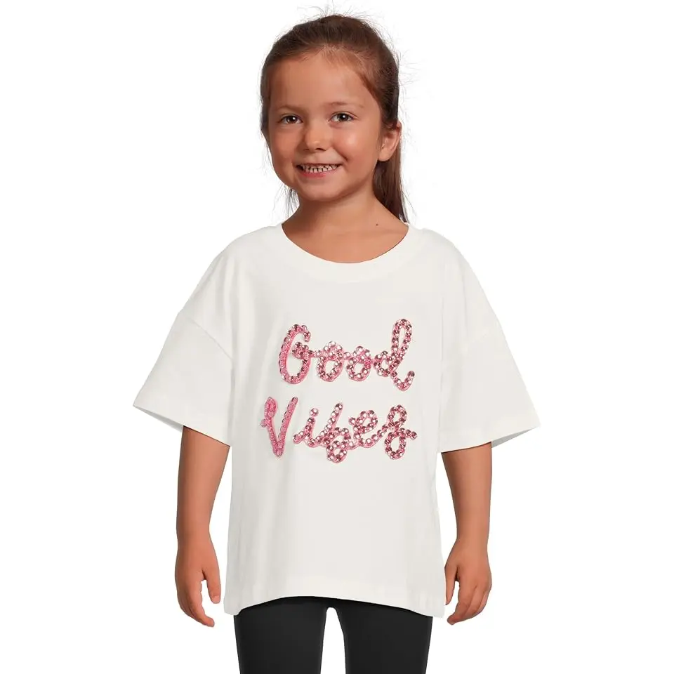 Crystal Good Vibes T-Shirt (Toddler/Little Kid/Big Kid)
