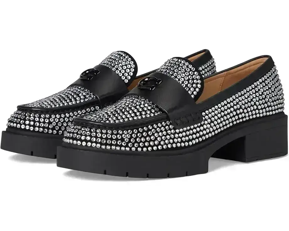 Women's COACH Leah Loafer With Crystal