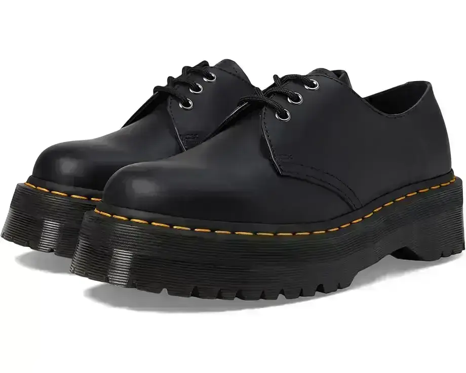 Unisex Dr. Martens 1461 Quad Smooth Leather Platform Shoes