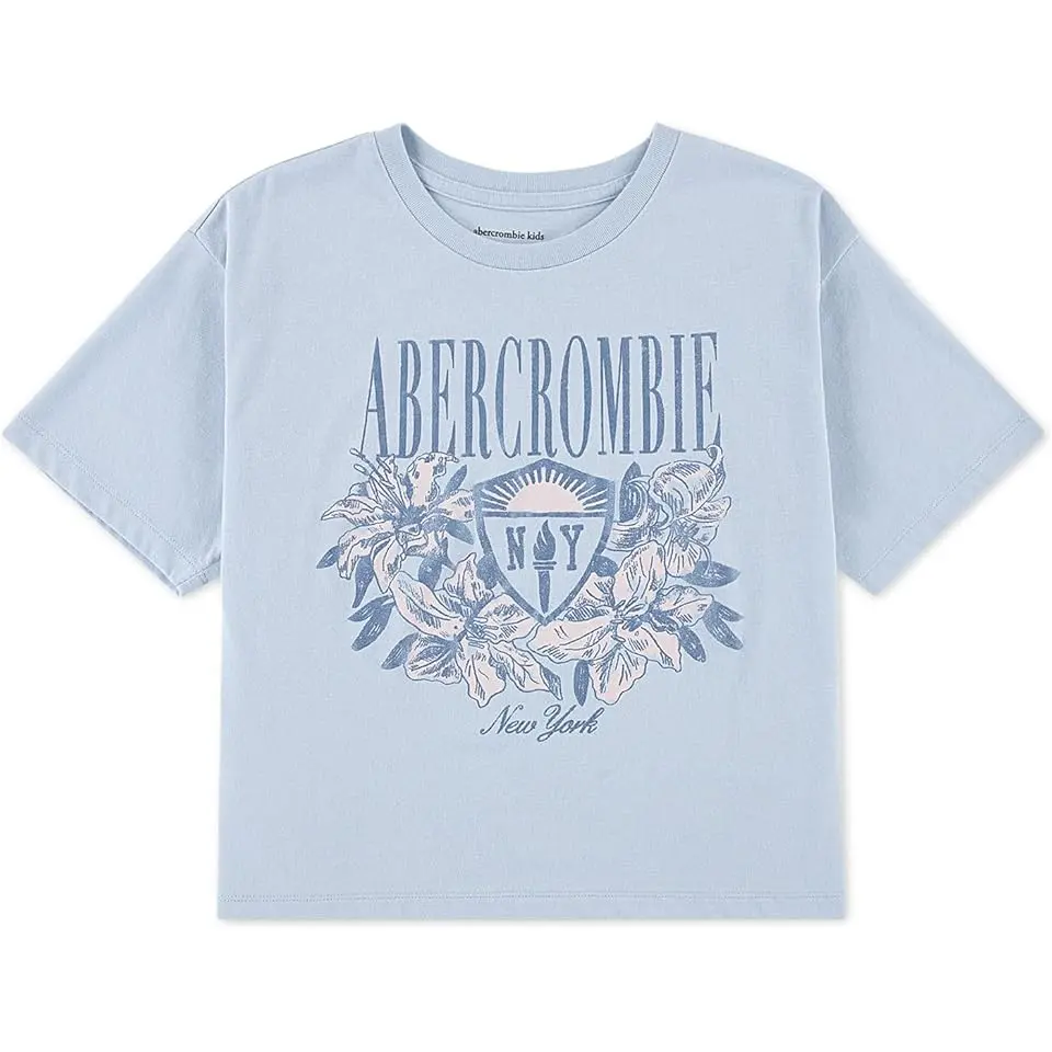 Floral NY Crest Tee (Big Kid)