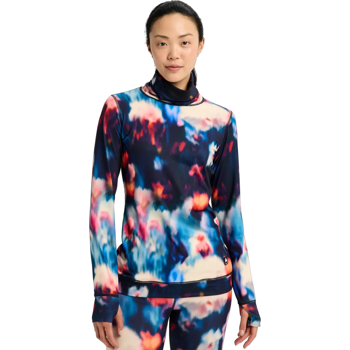 Women's Midweight Base Layer Long Neck Shirt
