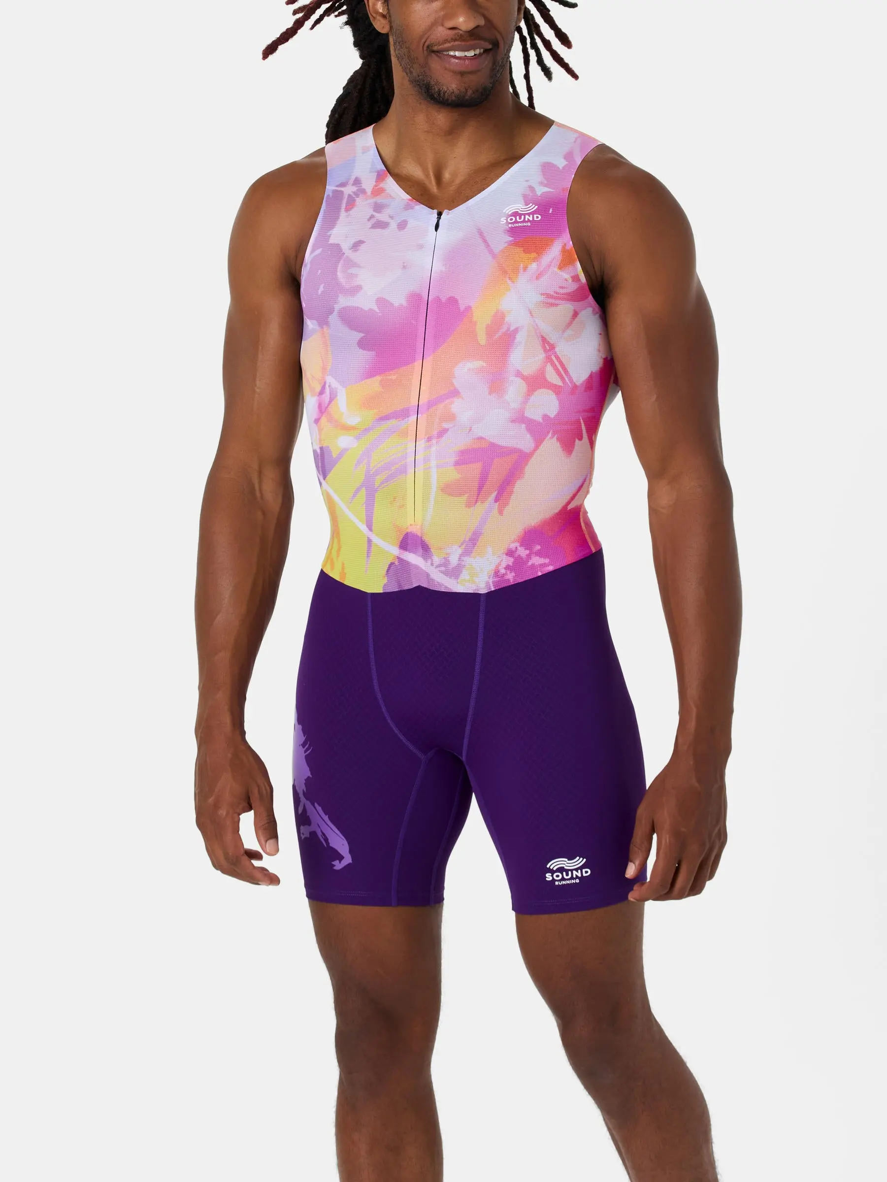 Sound Running Men's Speedsuit Gallery Super Hero