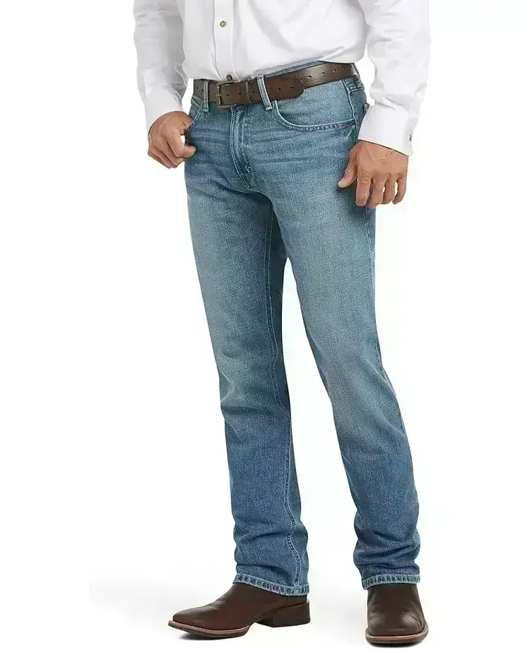 Men's Ariat M4 Low Rise Stackable Straight Leg Jeans in Sawyer