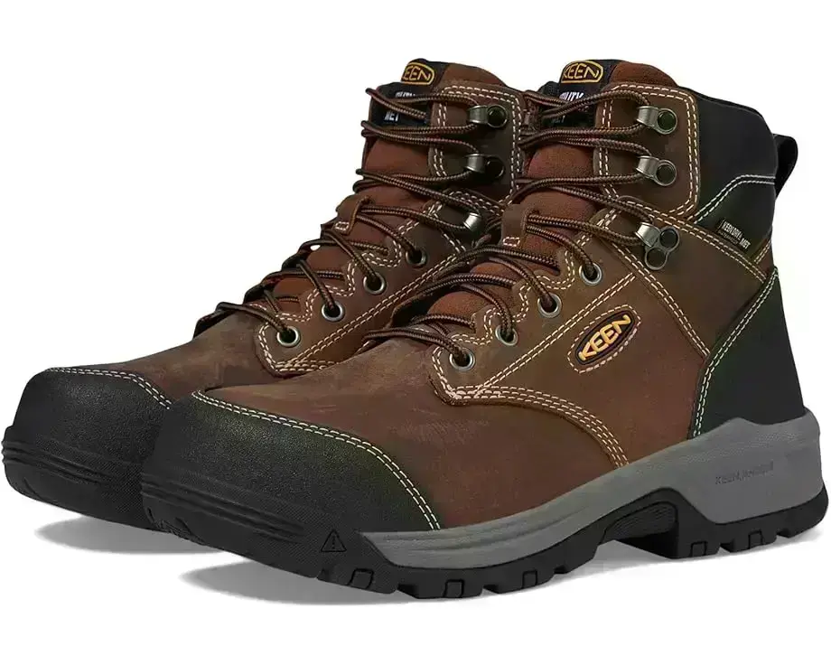 Men's KEEN Utility Evanston 6” Composite Toe Waterproof Internal Met Guard