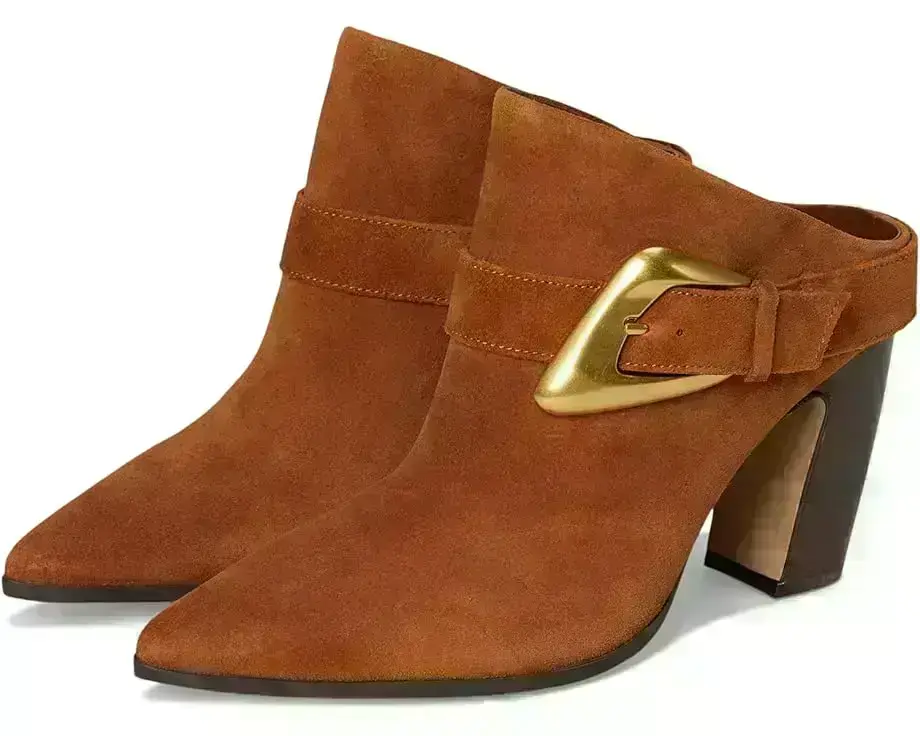 Baily High Heel Buckle Mule