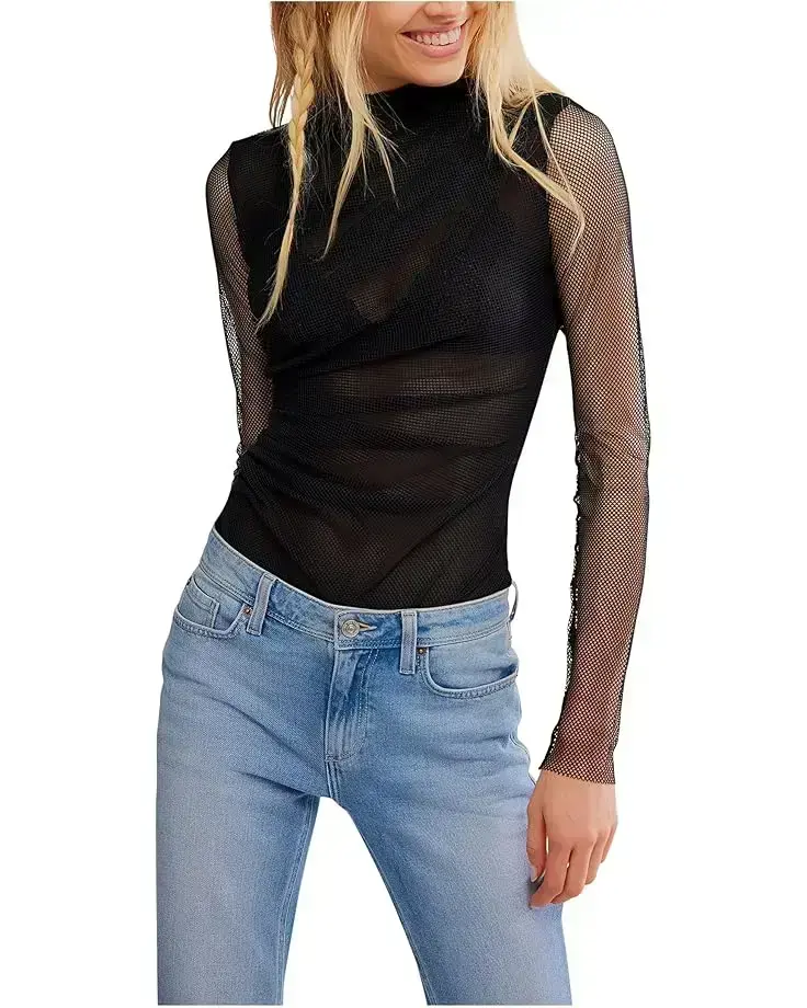 Women's Free People On My Way Bodysuit