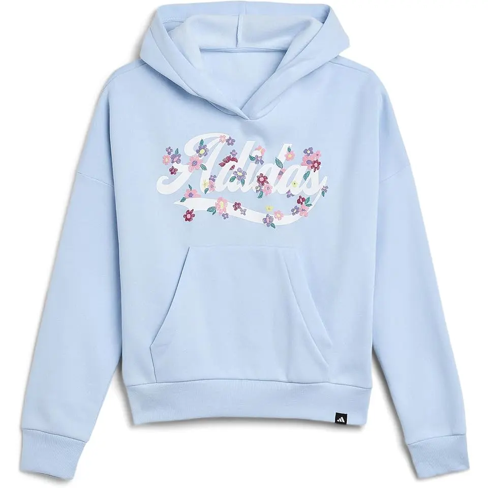 Front Graphic Fleece Hooded Pullover (Big Kid)