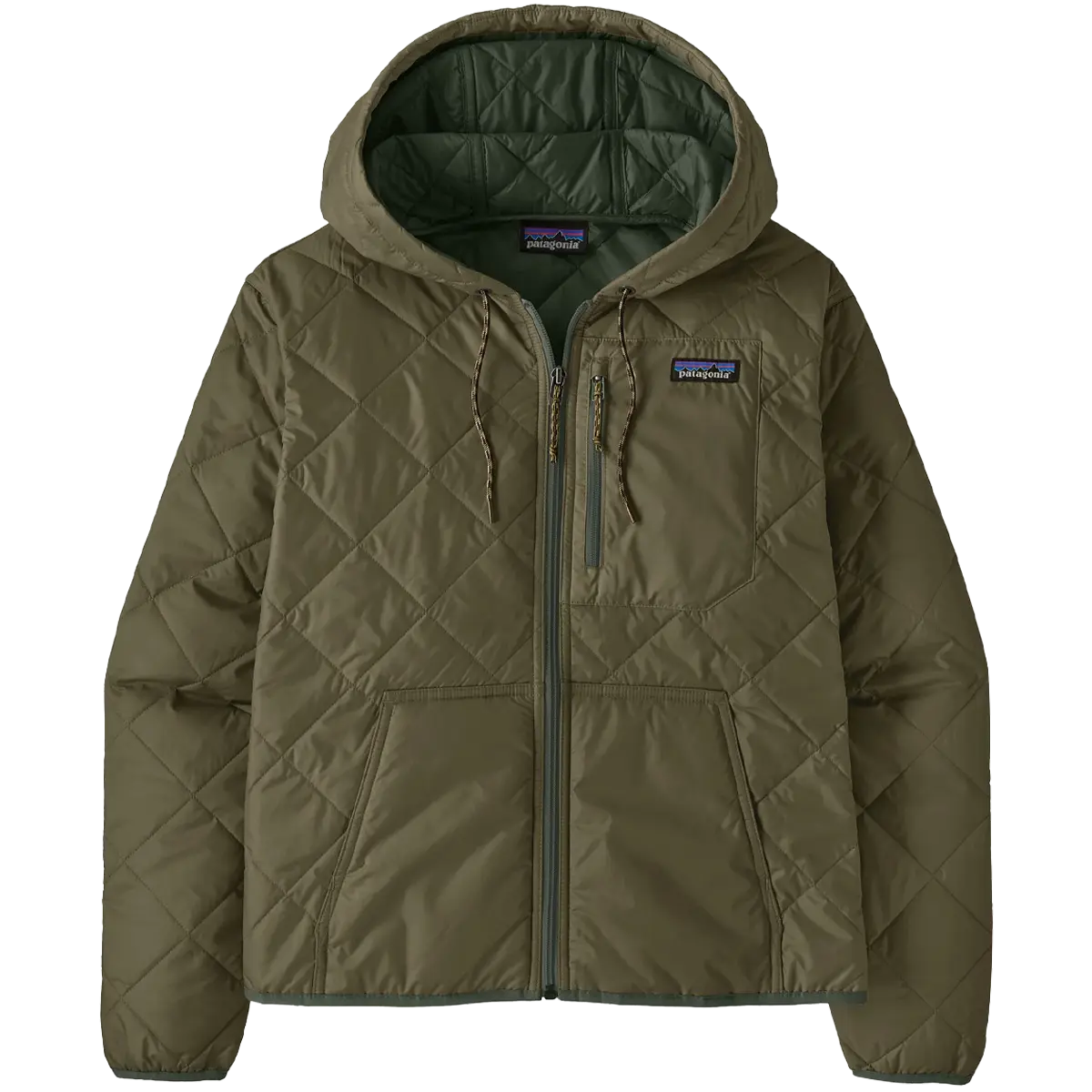 Women's Diamond Quilt Bomber Hoody