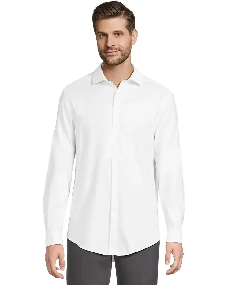 Men's Calvin Klein Dress Shirt Slim Fit Non Iron Stretch Solid