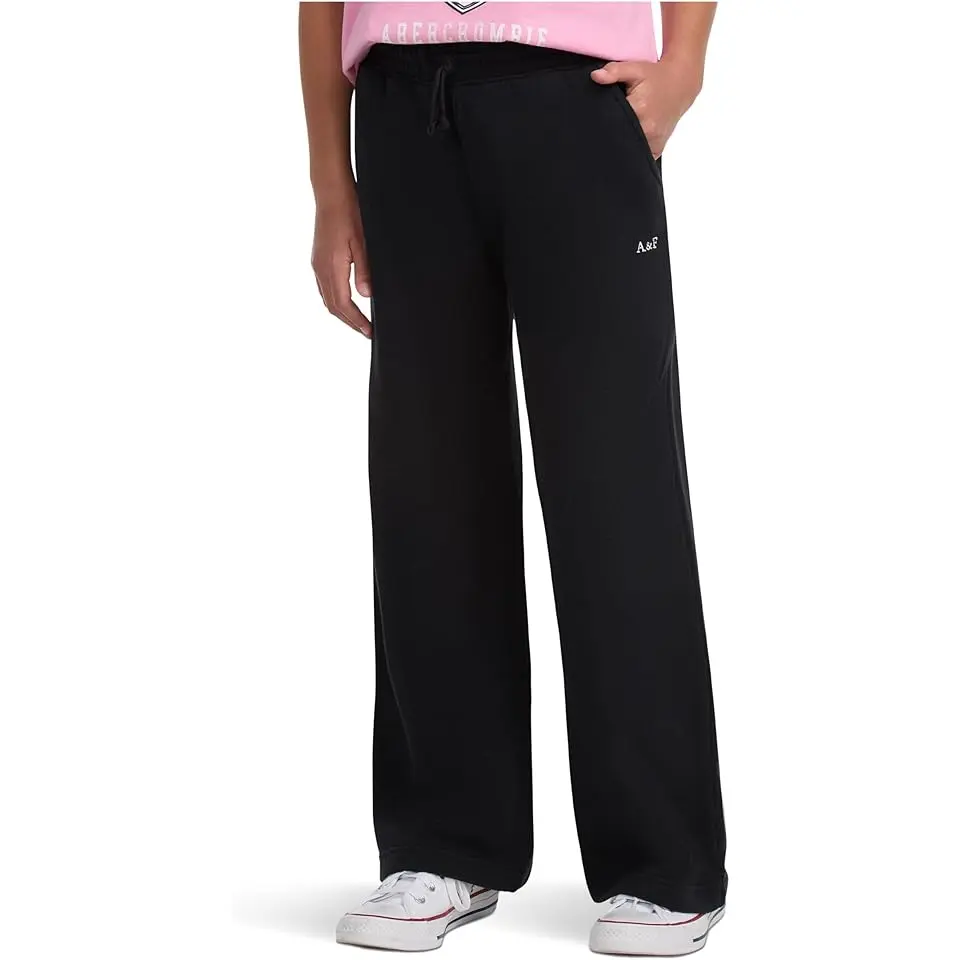 Essential Wide Leg Fleece Pants (Big Kid)