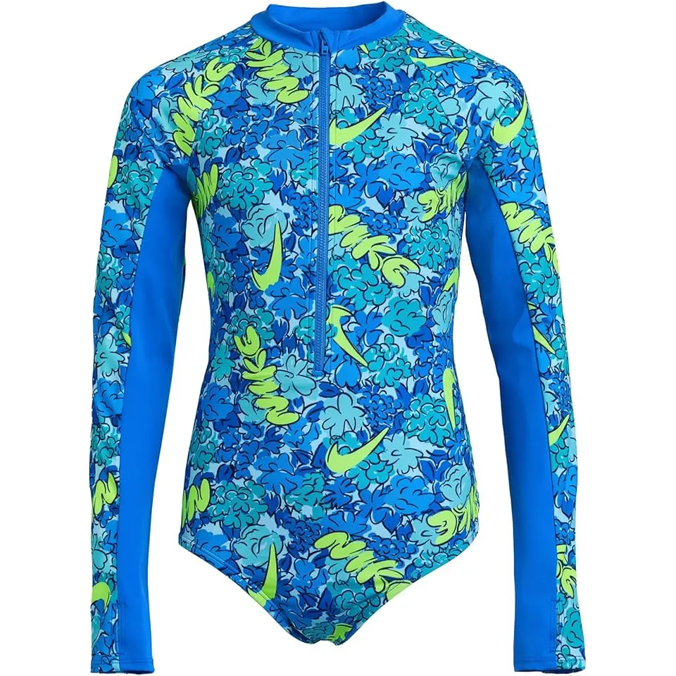 Doodle Logo Long Sleeve One Piece (Little Kid/Big Kid)