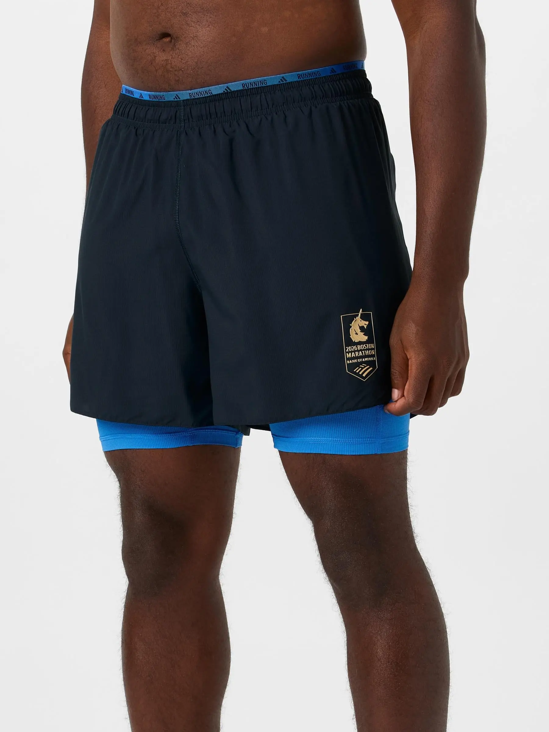 adidas Men's Boston Marathon 2026 2in1 5" Short