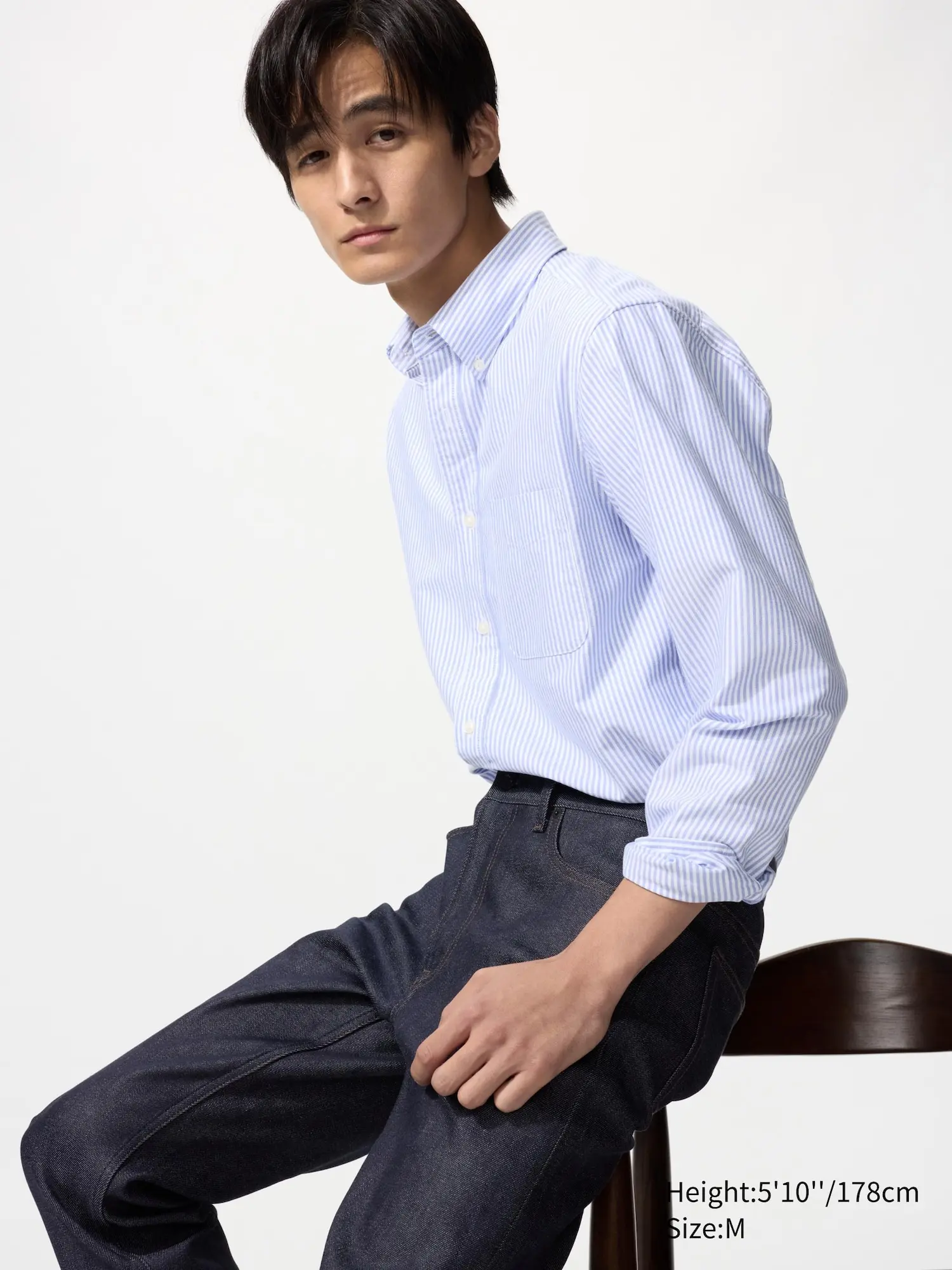 Oxford Slim Shirt | Striped