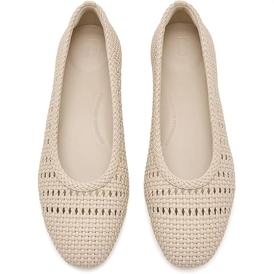 Delicato Woven Ballerinas