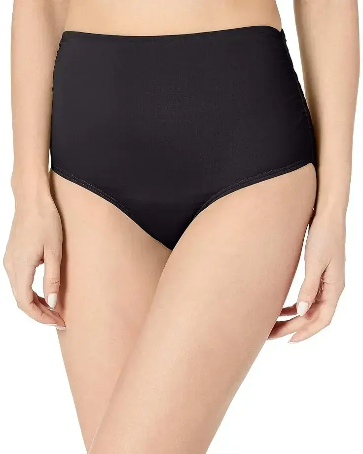 Women's Anne Cole Convertible High-waist to Fold Over Shirred Bikini Bottom