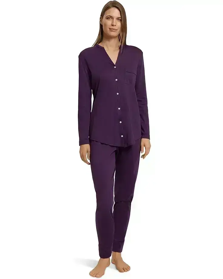 Women's Hanro Pure Essence Long Sleeve Pajama Set