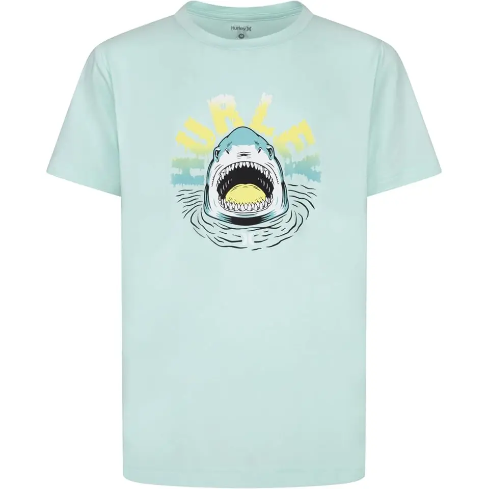 Shark Peep Graphic UPF T-Shirt (Little Kid)