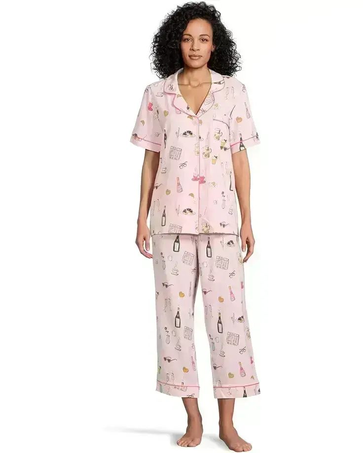 Women's Bedhead PJs Short Sleeve Classic Cropped PJ Set