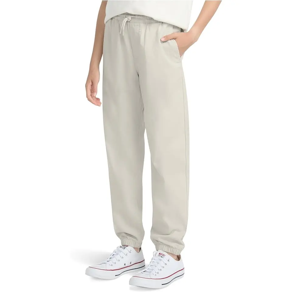 Slim Twill Joggers (Big Kid)