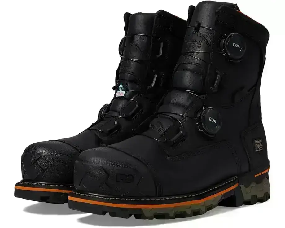 Men's Timberland PRO Boondock BOA 8 Inch Composite Safety Toe Waterproof Puncture Resistant