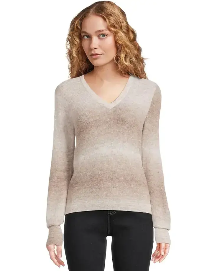Women's Madewell Spacedye Lightweight Alpaca V-Neck Pullover