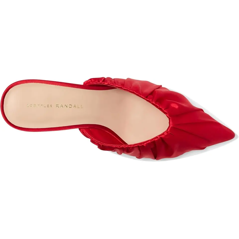 Inez Smocked Mid-heel Mule