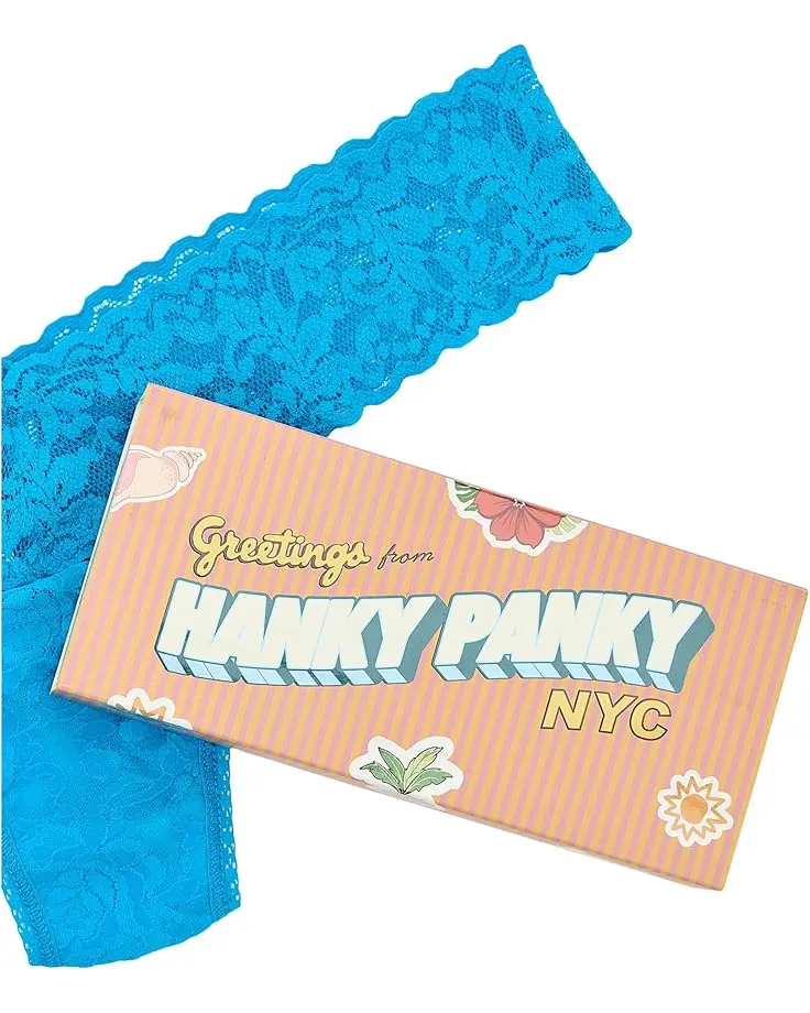Signature Lace Low Rise Thong 5 Pack