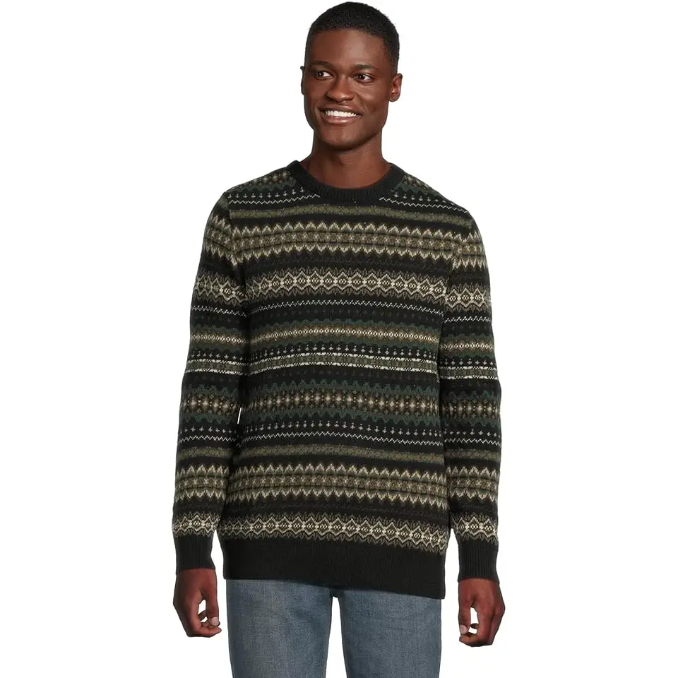 Barbour Case Fair Isle Crew Neck Sweater