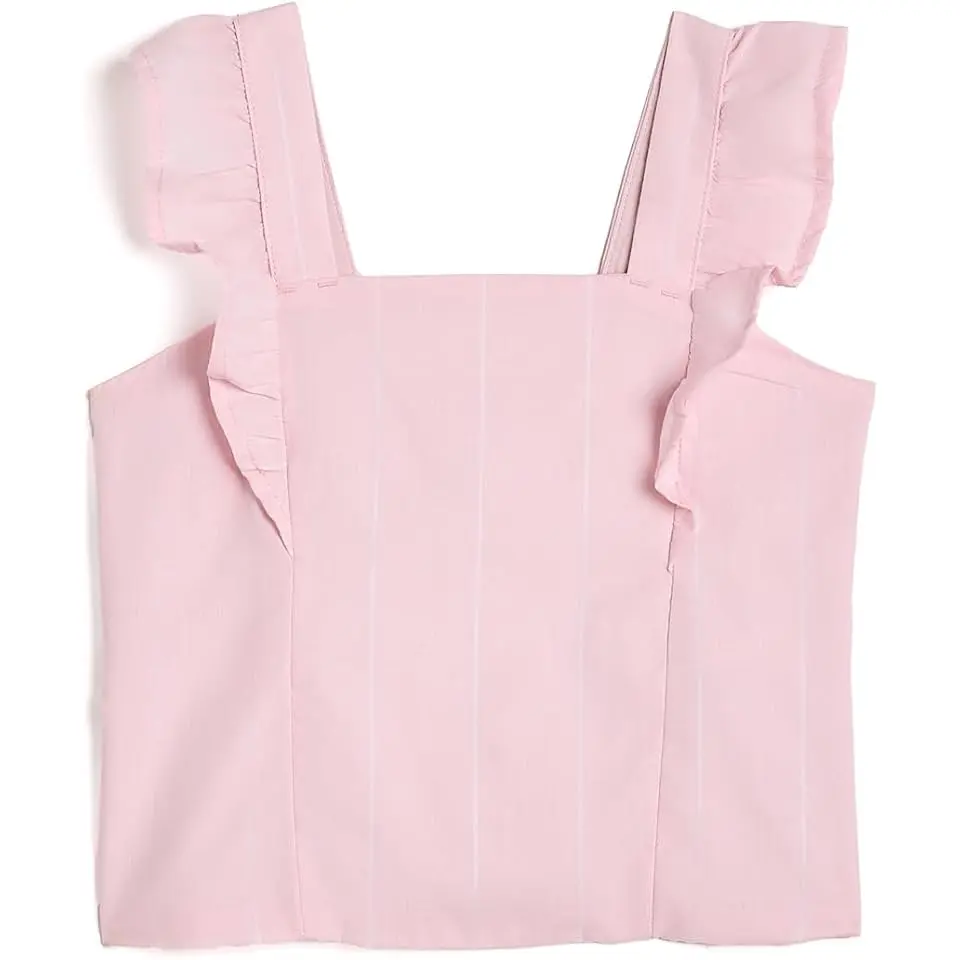 Ruffle Strap Top (Big Kids)