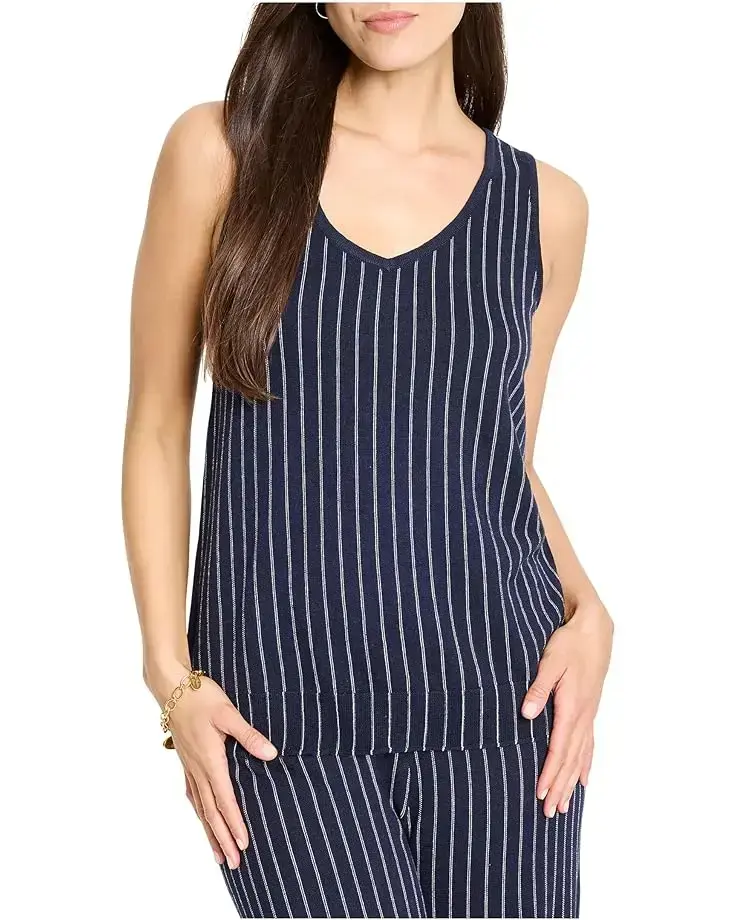 Women's NIC+ZOE Petite Destination Stripe Knit Tank
