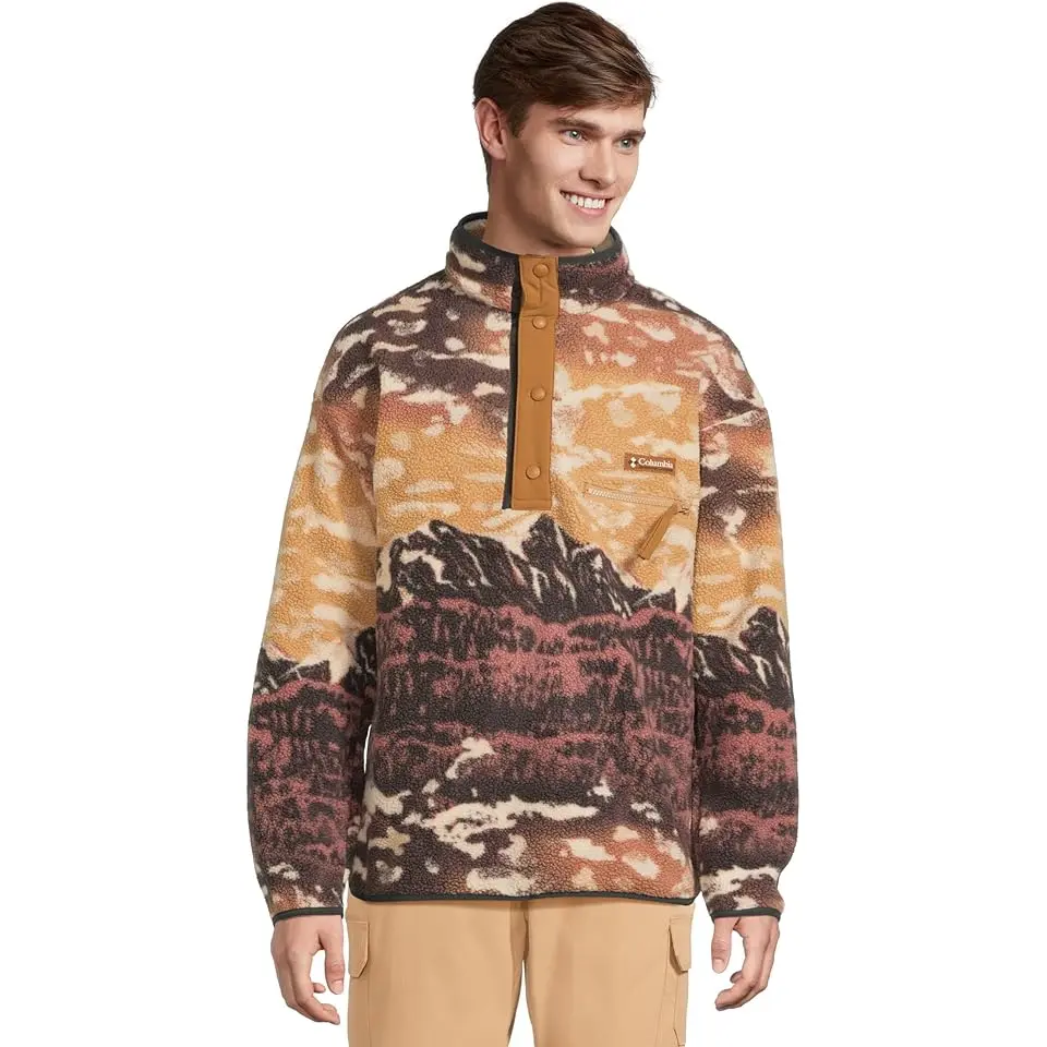Helvetia II Printed Half Snap Fleece