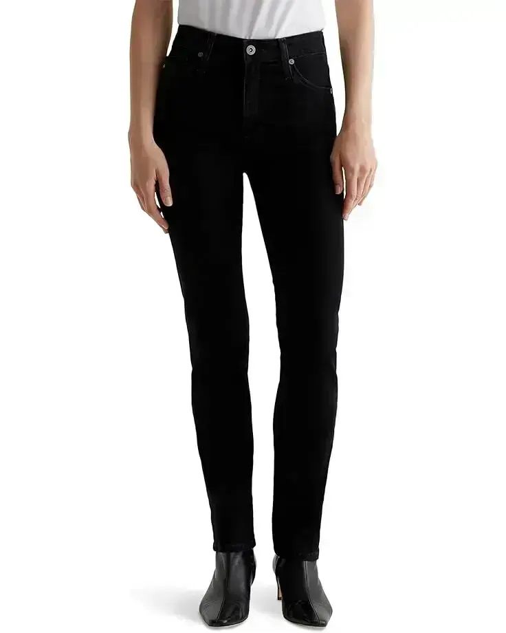 Women's AG Jeans Mari Mid Rise Slim Straight Jeans in Alchemy